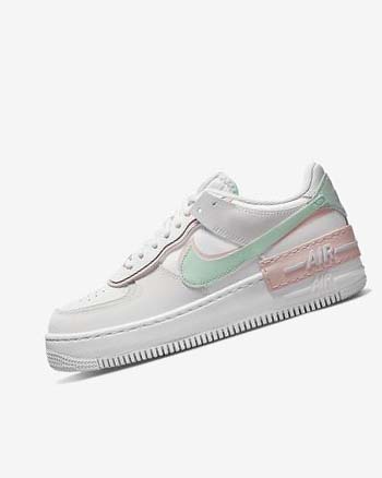 Nike Air Force 1 Shadow Blancos Verde Menta Grises | MX 2721